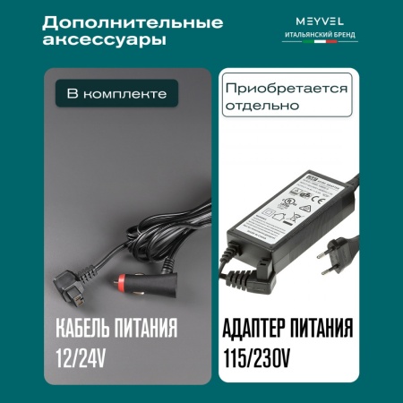 Компрессорный автохолодильник Meyvel AF-L25 ICE (12/24V)